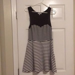 Black and white dress